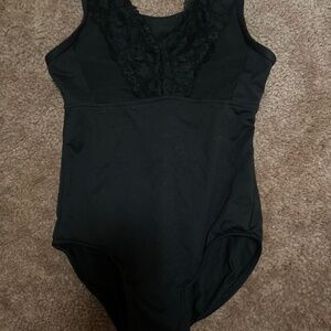 Danz n Motion Girls Black Leotard, Size 6/7